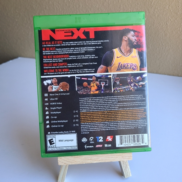 NBA 2K20 Xbox One Video Game Microsoft Anthony Davis Rated E - Picture 2 of 3